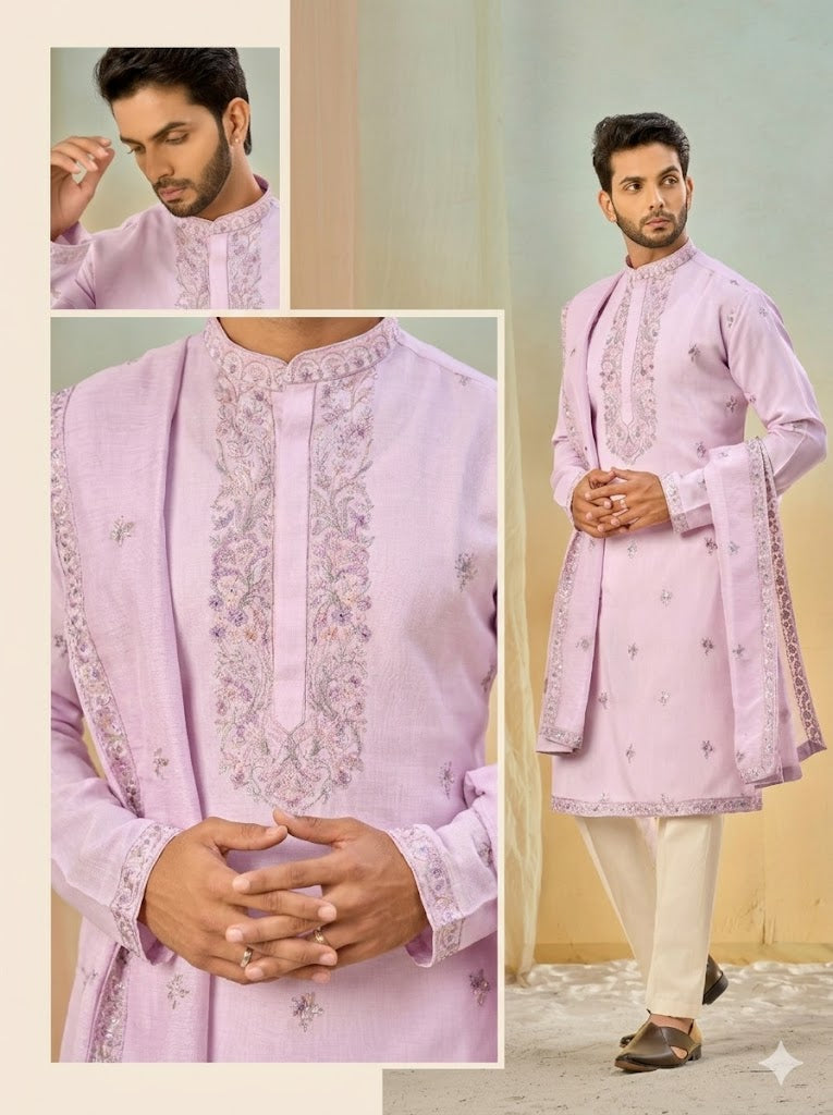 The Lavender Frost Kurta Set