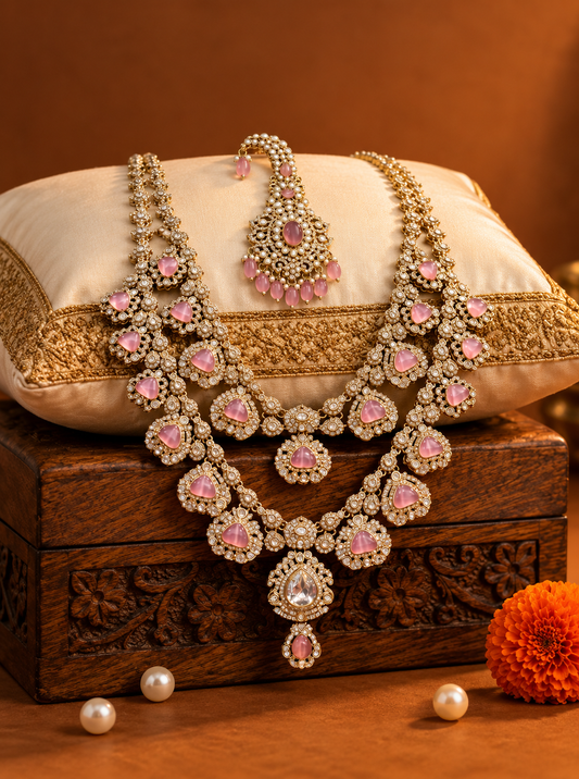 Gulab Kundan Royale Mala Set