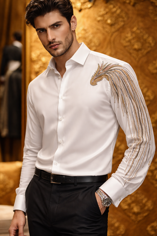 Regal Phoenix Handcrafted Armani Shirt