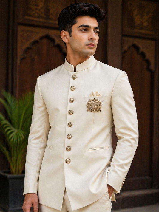 Rajvansh Heritage Button & Baraat Brooch Set