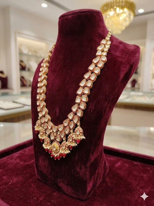 Surkh Noor Kundan Royal Mala