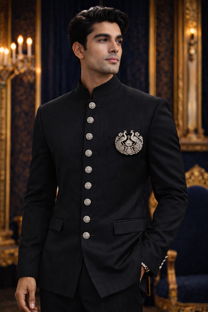 Mayur Royale Heritage Brooch & Button Set