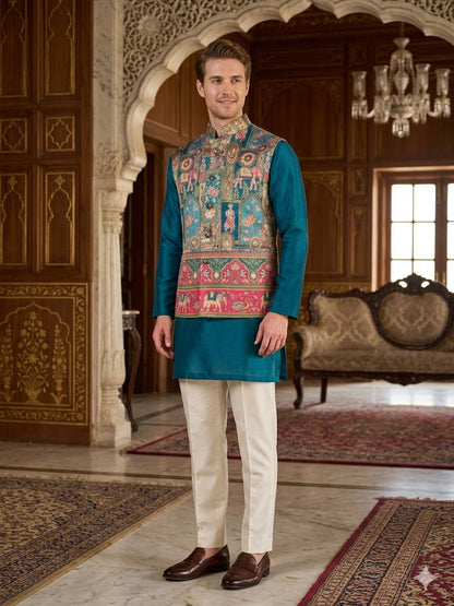 Rajvansh Heritage Jacket Kurta Set