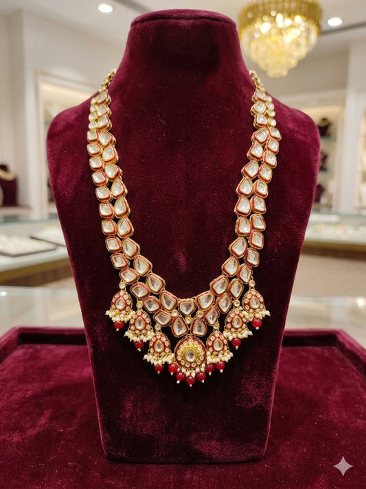 Surkh Noor Kundan Royal Mala