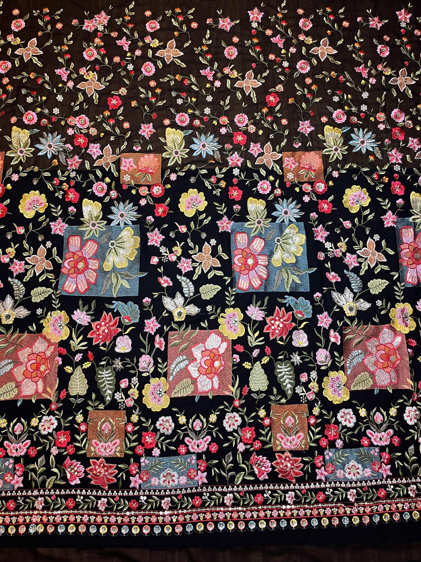 The Royal Gulistan Patchwork Achkan