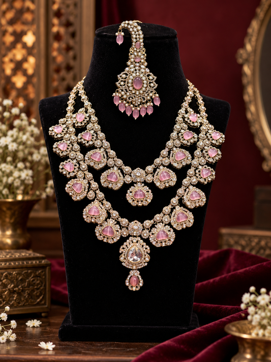Gulab Kundan Royale Mala Set
