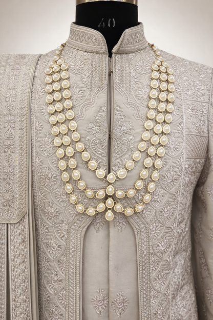 Noor Pearl Cascade Royal Mala