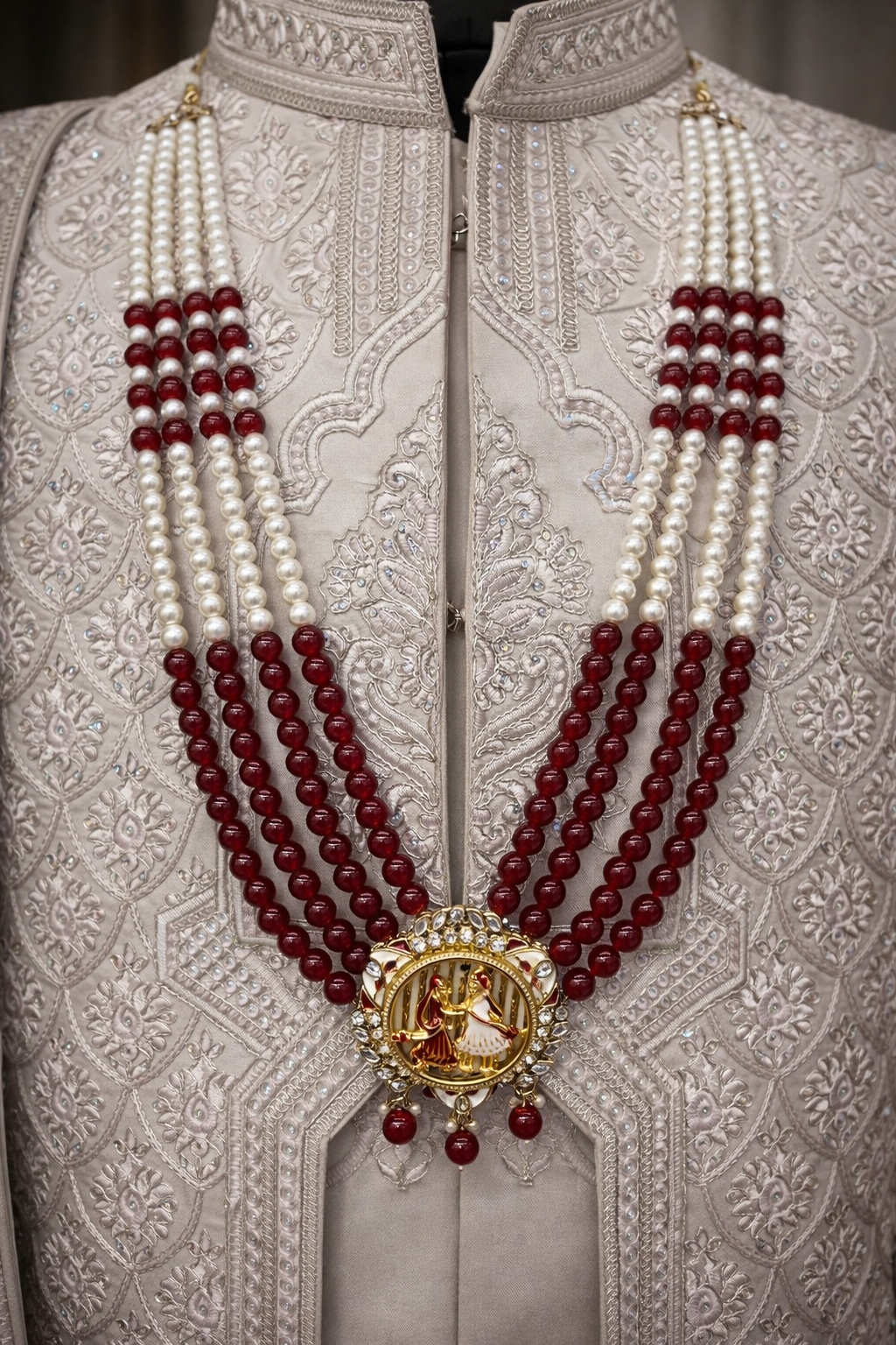 Radha Krishna Ruby Regal Mala