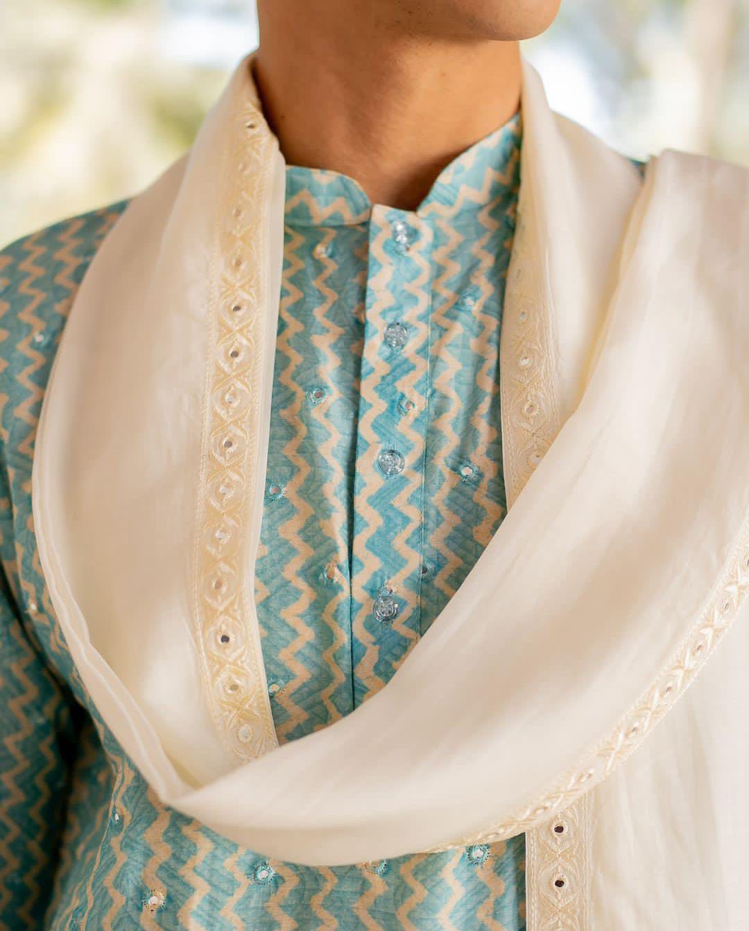 Neel Rajvansh Tussar Silk Kurta Set