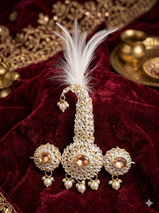 Ivory Royale Feather Kalangi