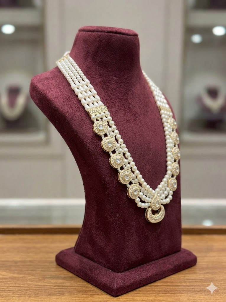 Pearl Maharaja Kundan Mala