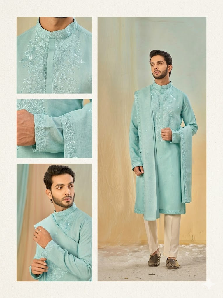 The Mint Opulence Linen Ensemble