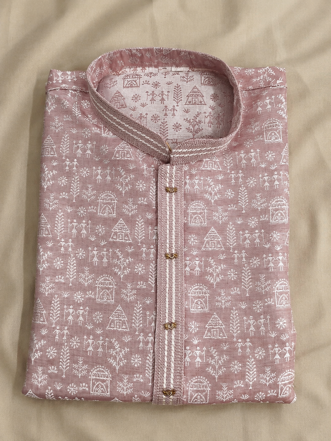 Blush Heritage Printed Kurta Set