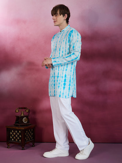 BLUE MIRAGE ARTISANAL TIE-DYE KURTA SET