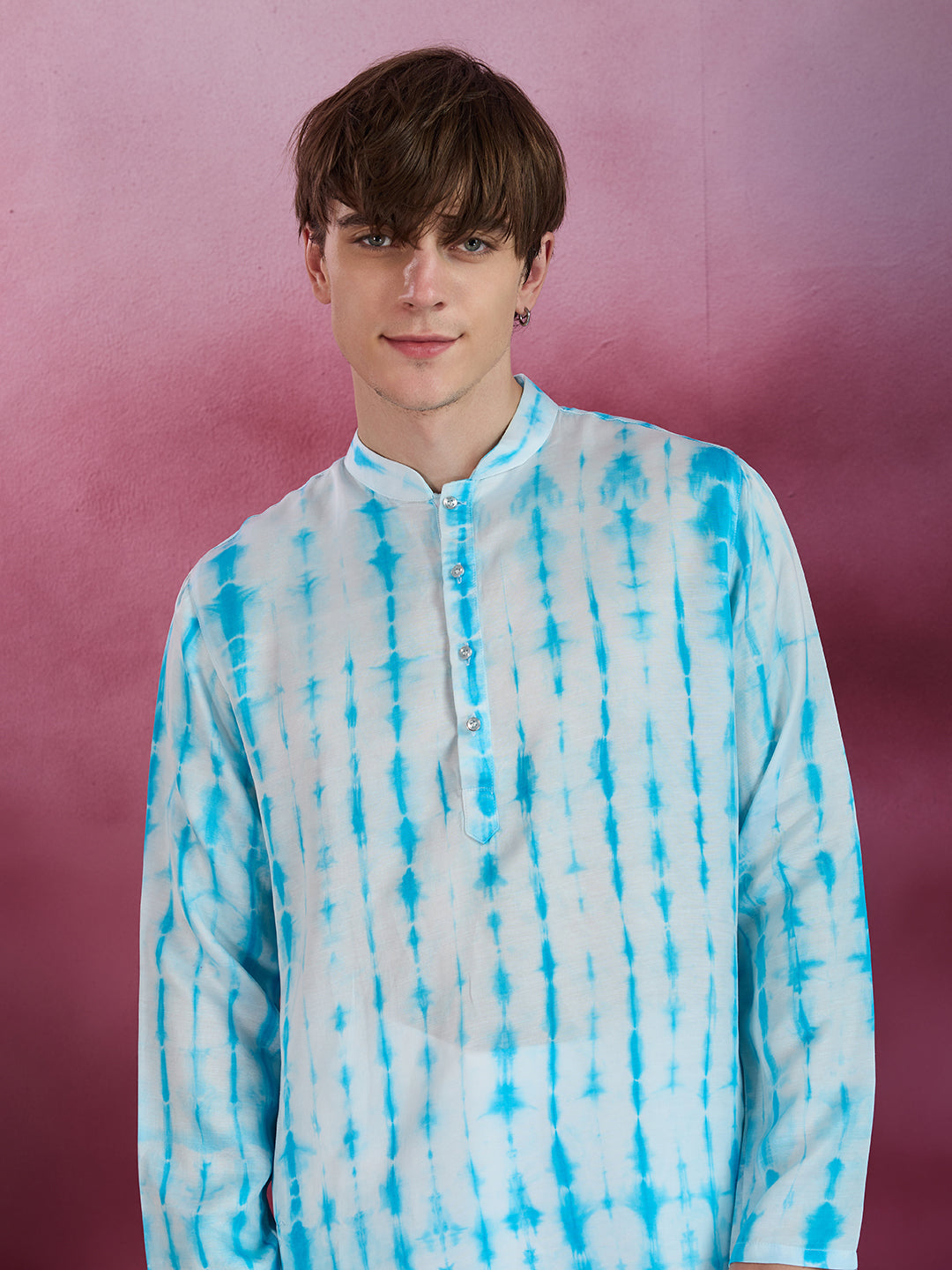 BLUE MIRAGE ARTISANAL TIE-DYE KURTA SET