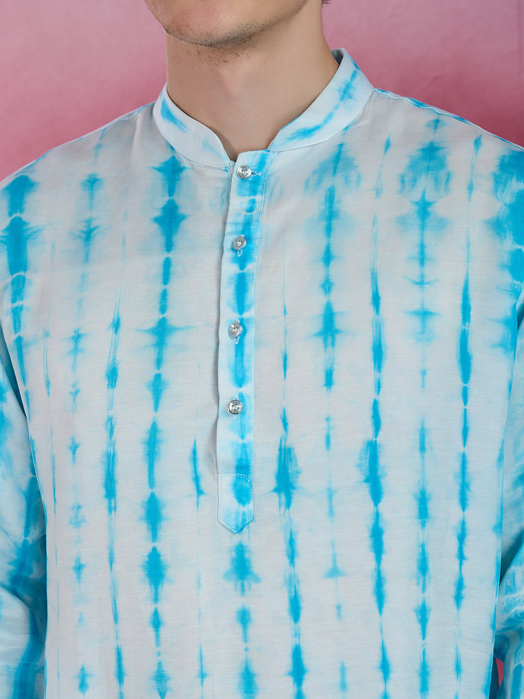 BLUE MIRAGE ARTISANAL TIE-DYE KURTA SET