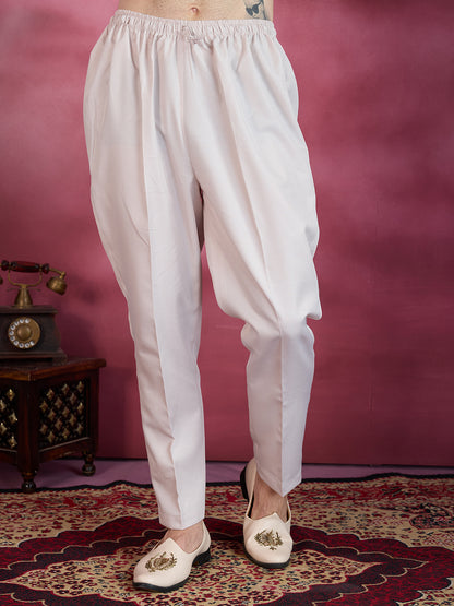 DELICATE PINK EMBROIDERED SHINE WORK SHERWANI