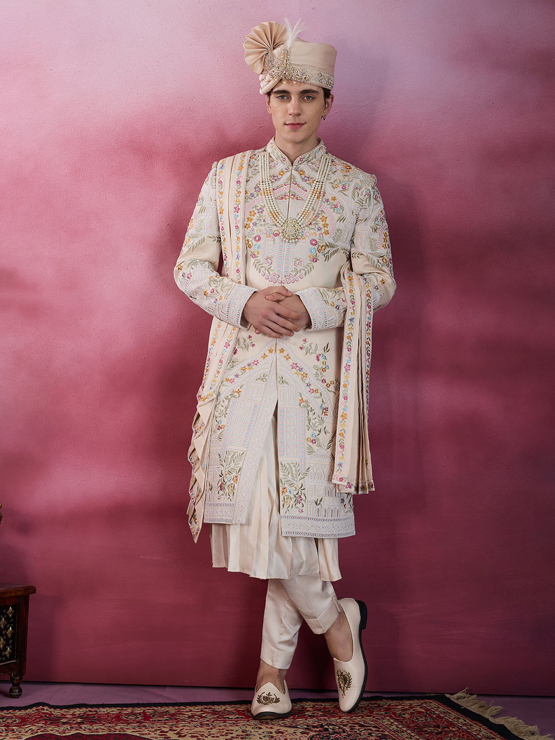 RAJA SHAHI HANDWORK SHERWANI FOR GROOM