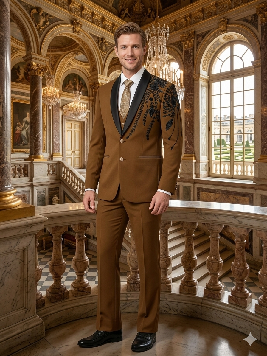 Imperial Noir Armani Designer Suit