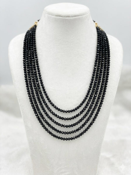 Rajsi Noir Multi-Layer Bead Mala
