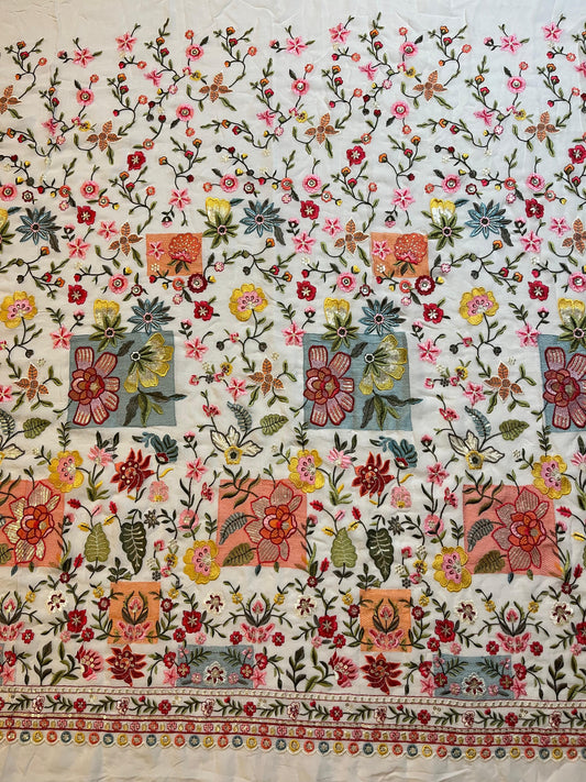 The Ivory Gulistan Patchwork Kurta