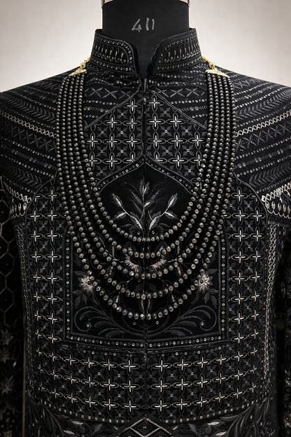 Rajsi Noir Multi-Layer Bead Mala