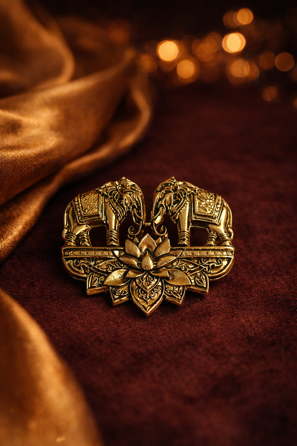 Gajraj Royal Heritage Button & Brooch Set