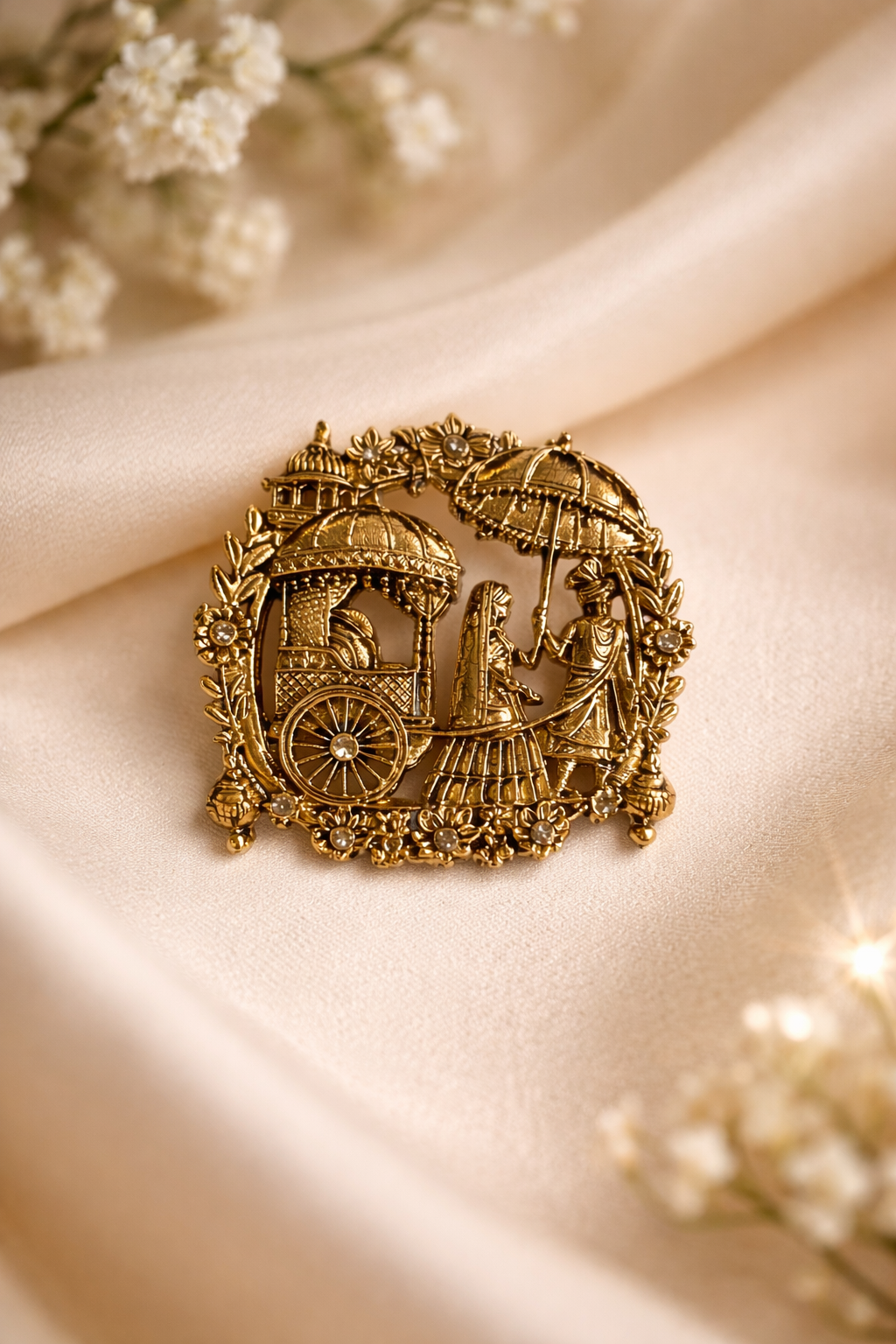 Rajvansh Heritage Button & Baraat Brooch Set
