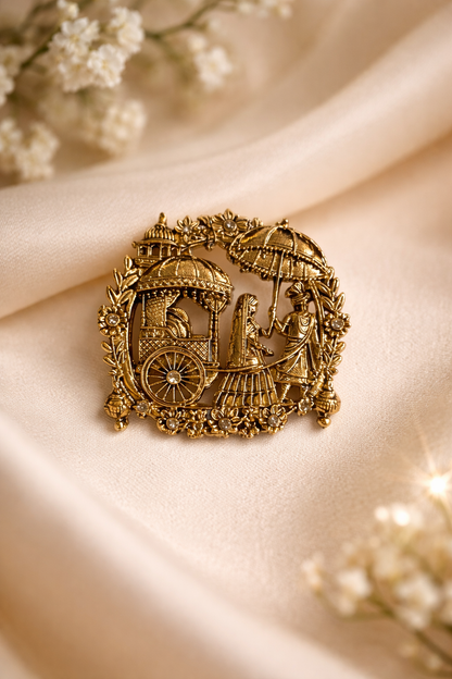 Rajvansh Heritage Button & Baraat Brooch Set