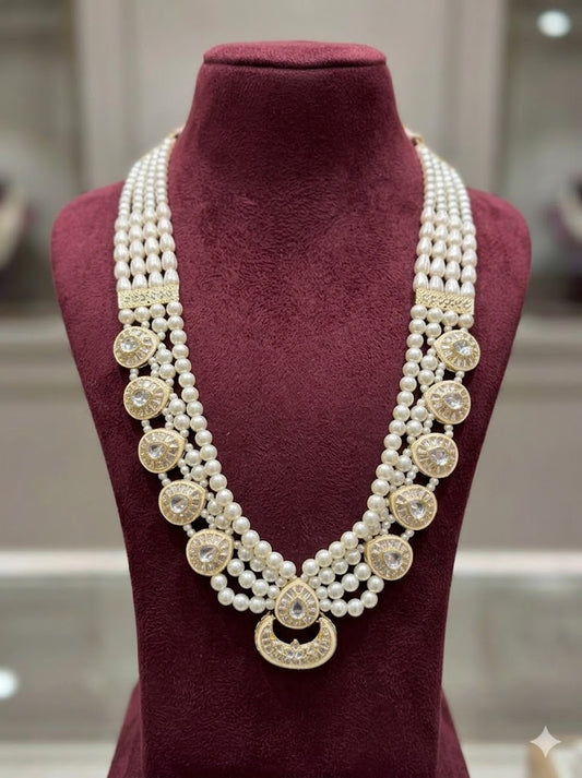 Pearl Maharaja Kundan Mala