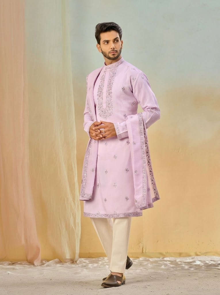 The Lavender Frost Kurta Set