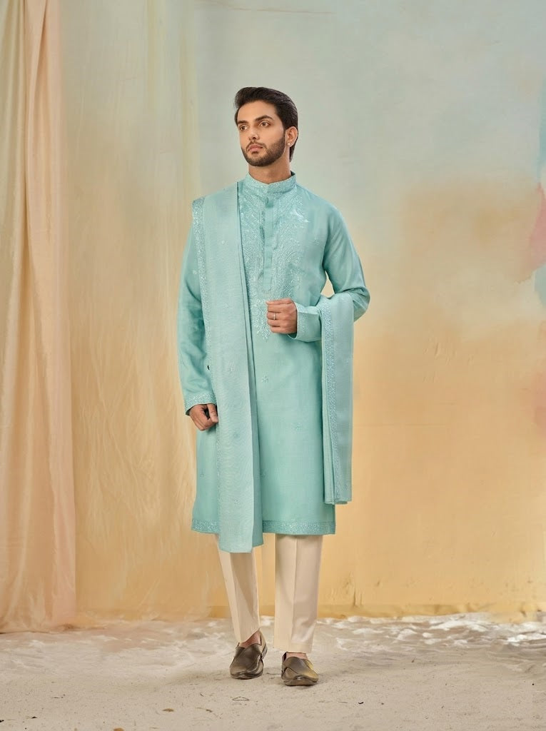 The Mint Opulence Linen Ensemble