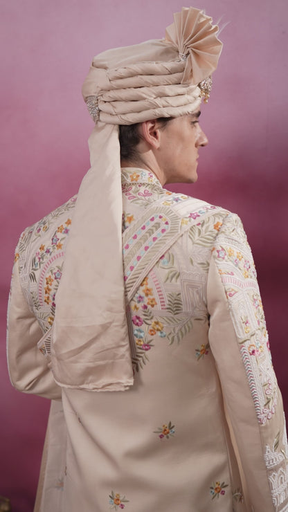 RAJA SHAHI HANDWORK SHERWANI FOR GROOM