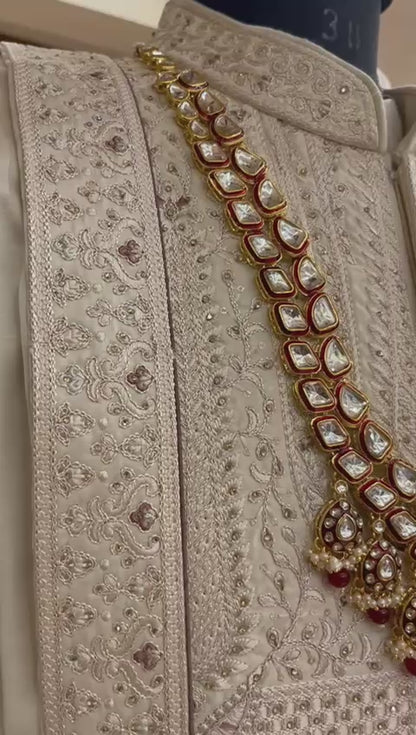 Surkh Noor Kundan Royal Mala