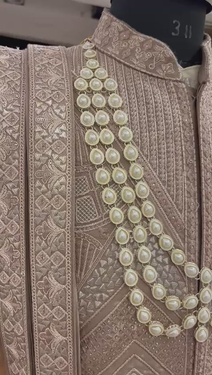 Noor Pearl Cascade Royal Mala