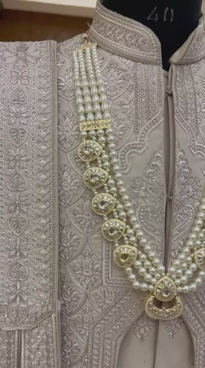Pearl Maharaja Kundan Mala