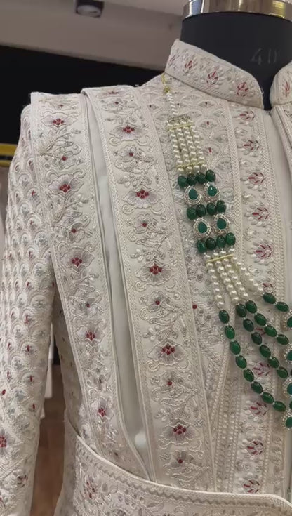 Emerald Royale Layered Pearl Mala